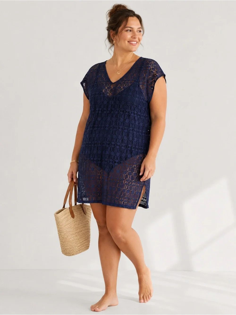 🎉5 for $45🎉 NWT Bloomchic swim coverup top size 12